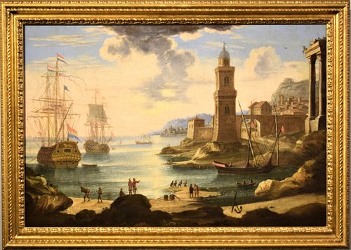 "Scène portuaire"